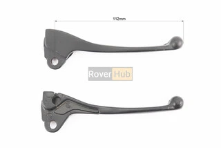 Важелі керма лівий, правий к-кт 2шт (барабан. гальмо) Yamaha JOG, чорні