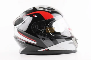 Шлем интеграл, закрытый BLD-M62 S (55-56см), ЧЕРНЫЙ/БЕЛО-КРАСНЫЙ