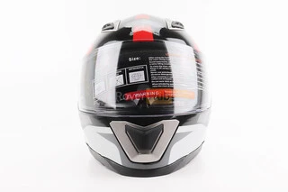 Шлем интеграл, закрытый BLD-M62 S (55-56см), ЧЕРНЫЙ/БЕЛО-КРАСНЫЙ