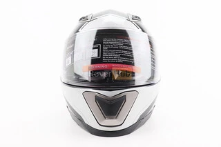 Шлем интеграл, закрытый BLD-M62 S (55-56см), ЧЕРНЫЙ/БЕЛО-СЕРЫЙ