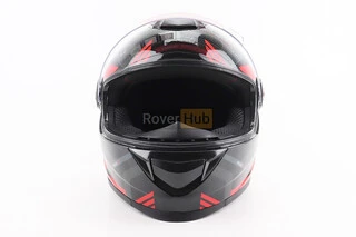 Шлем интеграл, закрытый BLD-М65 S (55-56см), ЧЕРНЫЙ/КРАСНО-СЕРЫЙ