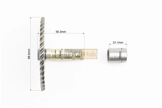 Полумесяц кикстартера 56мм с втулкой + пружина