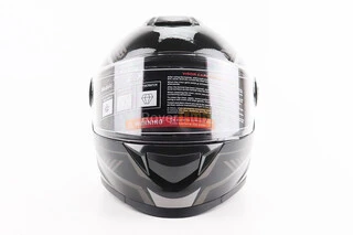 Шлем интеграл, закрытый BLD-М65 L (59-60см), ЧЕРНО-СЕРЫЙ