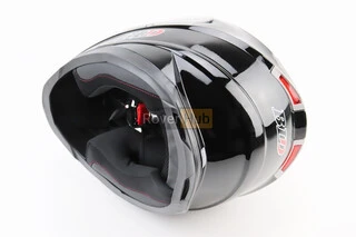 Шлем интеграл, закрытый BLD-M62 S (55-56см), ЧЕРНЫЙ глянец