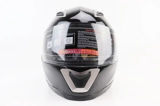 Шлем интеграл, закрытый BLD-M62 S (55-56см), ЧЕРНЫЙ глянец