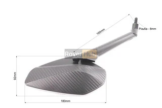 Дзеркала к-кт "ПРИЗМА" чорний, м8 (ССС - знак якості)