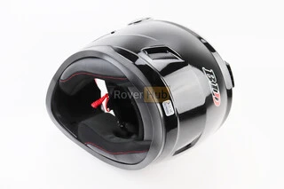 Шлем интеграл, закрытый BLD-М65 М (57-58см), ЧЕРНЫЙ глянец