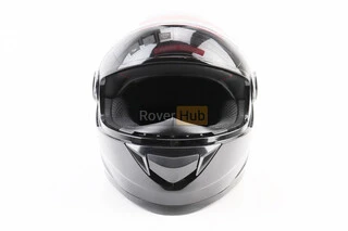 Шлем интеграл, закрытый BLD-М65 М (57-58см), ЧЕРНЫЙ глянец