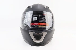 Шлем интеграл, закрытый BLD-M62 S (55-56см), ЧЕРНЫЙ матовый