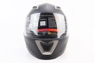 Шлем интеграл, закрытый BLD-M62 М (57-58см), ЧЕРНЫЙ матовый