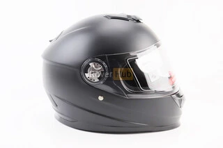 Шлем интеграл, закрытый BLD-М65 S (55-56см), ЧЕРНЫЙ матовый