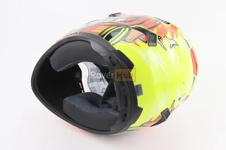 Шолом інтеграл, закритий+окуляри BLD-М61 S (55-56см), ЖОВТО-ПОМАРАНЧЕВИЙ "Buffalo"