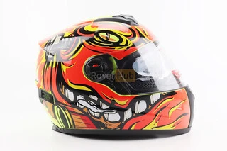 Шолом інтеграл, закритий+окуляри BLD-М61 S (55-56см), ЖОВТО-ПОМАРАНЧЕВИЙ "Buffalo"