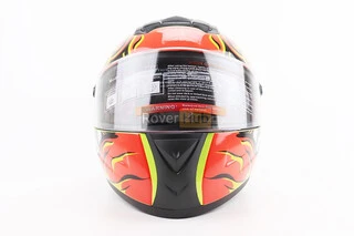 Шолом інтеграл, закритий+окуляри BLD-М61 S (55-56см), ЖОВТО-ПОМАРАНЧЕВИЙ "Buffalo"