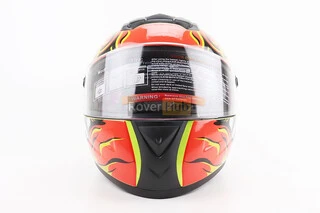 Шолом інтеграл, закритий+окуляри BLD-М61 М (57-58см), ЖОВТО-ПОМАРАНЧЕВИЙ "Buffalo"