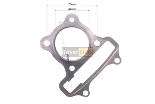 Прокладка головки циліндра 47мм-80cc (метал)