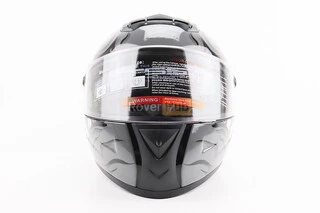 Шлем интеграл, закрытый+очки BLD-М61 М (57-58см), ЧОРНО-СЕРЫЙ "Buffalo"