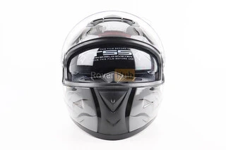 Шлем интеграл, закрытый+очки BLD-М61 М (57-58см), ЧОРНО-СЕРЫЙ "Buffalo"