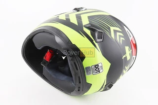 Шлем интеграл, закрытый (сертификация DOT)+откидные очки BLD-M61 S (55-56см), ЧЕРНО-ЖЕЛТЫЙ (флюоресцентный)