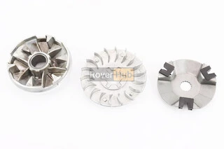 Вариатор передний к-кт Yamaha JOG 90 (под вал 16мм) + втулка, крыльчатка, крест