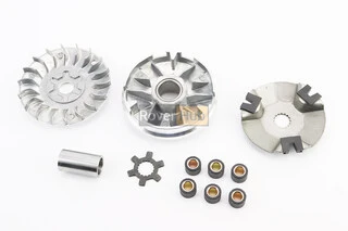 Вариатор передний к-кт Yamaha JOG 90 (под вал 16мм) + втулка, крыльчатка, крест