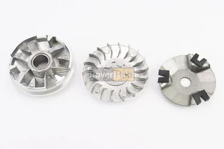 Варіатор передній к-кт Yamaha JOG 90 (під вал 16мм) + втулка, крильчатка, хрест