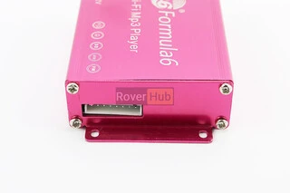 АУДІО-блок (МРЗ-USB / SD, FM-радіо, пультДУ, сигналізація) + колонки 2шт (сині)