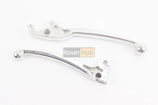 Важіль гальма лівий, правий к-кт 2шт (правий з "язичком"), хром