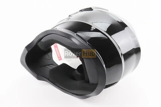 Шлем кроссовый/эндуро/АТV со стеклом BLD-819-7 L (59-60см), ЧЕРНЫЙ глянец