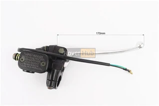 Гальмівний циліндр з важелем правий Yamaha 3KJ (хром важіль)