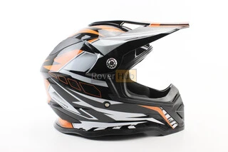 Шлем кроссовый/эндуро/АТV BLD-819-7 М (57-58см), ЧЕРНО-ОРАНЖЕВЫЙ
