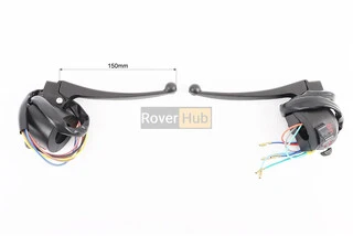 Блок кнопок на кермі лівий, правий к-кт із важелями (під дзеркала М10) ALPHA, тип 1