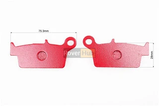 Гальмівні колодки (дискові) Honda LEAD AF20 / XR 50 / CRM 250; HYOSUNG RX400; SUZUKI DR-Z400 / RM 125 / DR 125; KAWASAKI KLX250 /