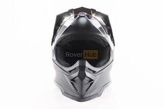 Шлем кроссовый/эндуро/АТV со стеклом BLD-819-7 L (59-60см), ЧЕРНЫЙ матовый