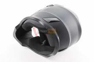 Шлем кроссовый/эндуро/АТV со стеклом BLD-819-7 S (55-56см), ЧЕРНЫЙ матовый