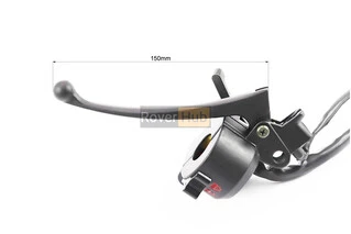 Блок кнопок на кермі лівий з важелем "підсмоктування" та гальма (під дзеркала М10) ЧОРНИЙ