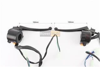 Блок кнопок на кермі лівий, правий к-кт із важелями (проводи з "фішками", під дзеркала М8) ALPHA