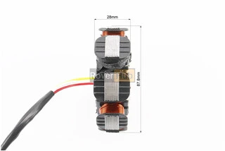 Статор магнето (генератора) (8 катушек разъем "мама 2 + 2") высота 28мм, тип 1