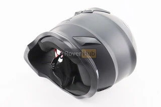 Шлем кроссовый/эндуро/АТV со стеклом BLD-819-7 М (57-58см), ЧЕРНЫЙ матовый