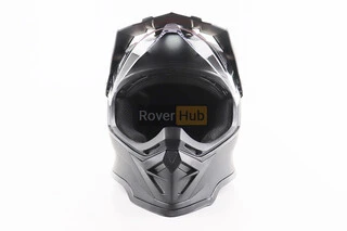 Шлем кроссовый/эндуро/АТV со стеклом BLD-819-7 М (57-58см), ЧЕРНЫЙ матовый