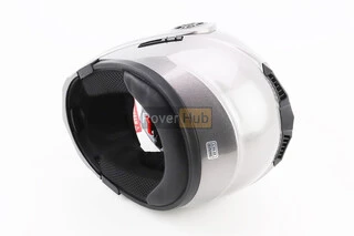 Шлем модуляр, закрытый с откидным подбородком+откидные очки BLD-159 L (59-60см), СЕРЫЙ глянец