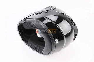 Шлем модуляр, закрытый с откидным подбородком+откидные очки BLD-159 S (55-56см), ЧЕРНЫЙ глянец