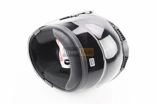 Шлем модуляр, закрытый с откидным подбородком+откидные очки BLD-159 М (57-58см), ЧЕРНЫЙ глянец