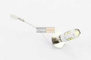 Лампа фари H3 12V - LED-8 + 2 (лінза)