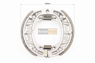 Тормозные колодки задние к-кт, 105мм (барабан, накладки с выборкой) 10", 12"