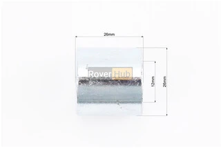 Втулка осі колеса (12x26x26мм)