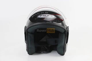 Шолом відкритий АТ-666, ЧОРНИЙ (можливі дефекти фарбування)