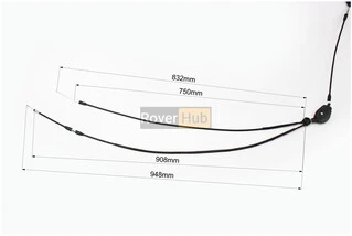Трос газу подвійний Yamaha STELS (трос 138; 148см; кожух 130; 146см)