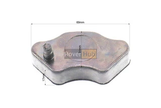 Демпферна гумка заднього спицьованого колеса (к-кт 4шт)
