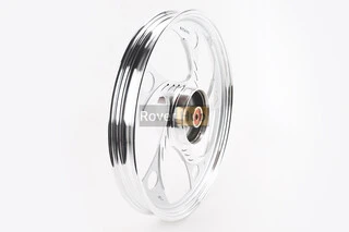 Диск задний литой 1,6-17" ALPHA/ACTIVE "волна", серебристый (ось 12мм)